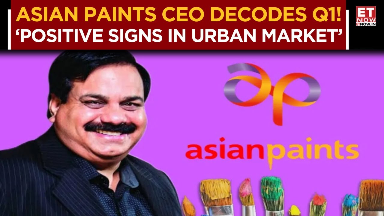 Asian Paints Q1 Results: PAT Falls 6% | Urban Demand Up, Home Decor Struggles | Amit Syngle | ET Now
