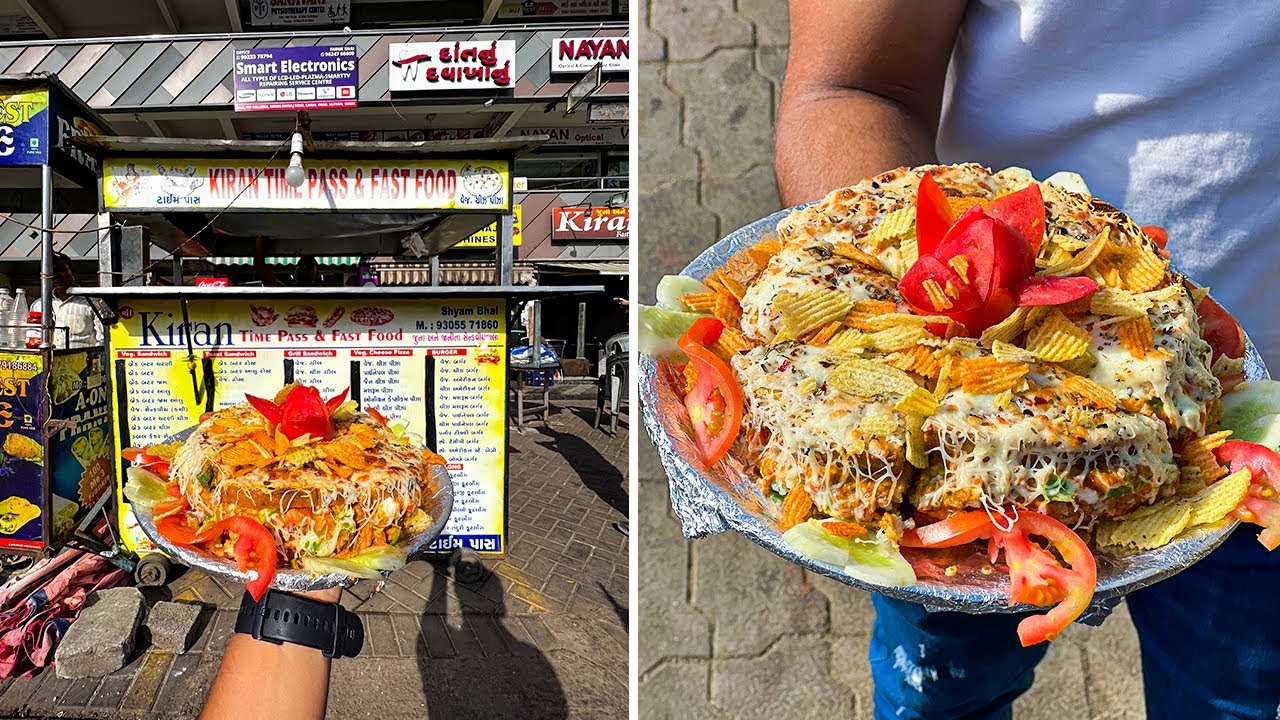 2 Kg. Cheese Loaded Jumbo Sandwich of Surat Indian Street Food YouTube