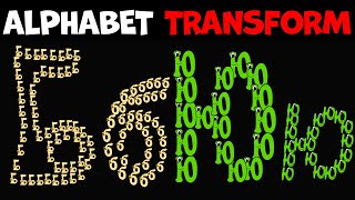 Russian Alphabet Lore Snakes transform Uppercase and Lowercase Letters (A-Я)