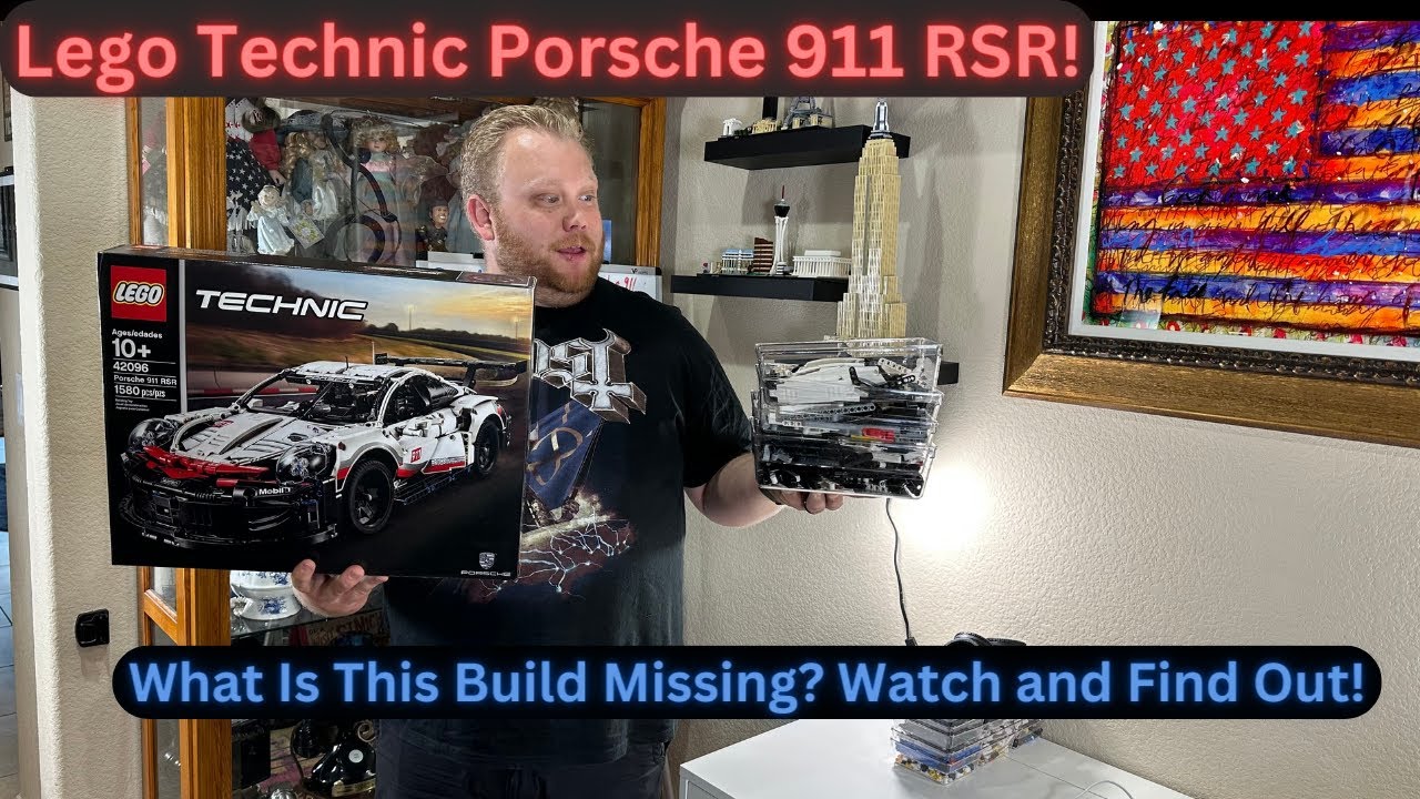 LEGO Porsche 911 RSR 42096 Building Set (1580 Pieces) 