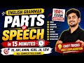 Parts of Speech in 15 Minutes 🔥 | TCS Pattern MCQ & Tricks | RI ARI AMIN ICDS JA 2026