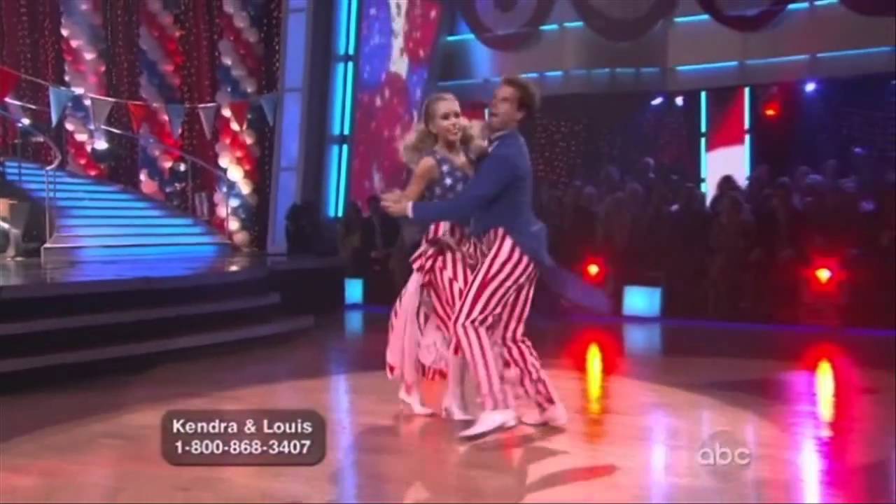 Kendra Wilkinson and Louis van Amstel Dancing with the Stars fox trot