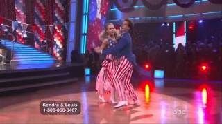 Kendra Wilkinson and Louis van Amstel Dancing with the Stars fox trot 1000th Dance