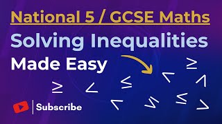 Master Inequalities Under 10 Minutes | National 5 & GCSE Maths