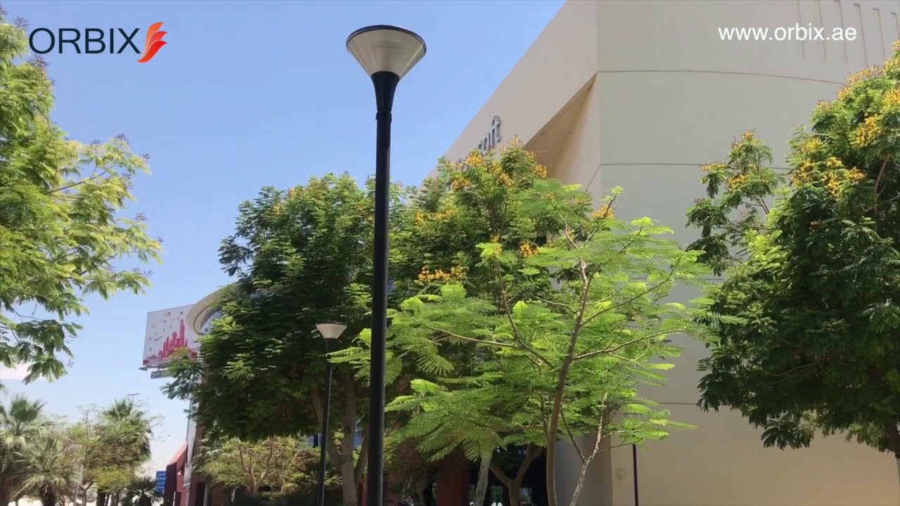 Orbix Solar Garden-Bollard Light Installation @ Microsoft Dubai 