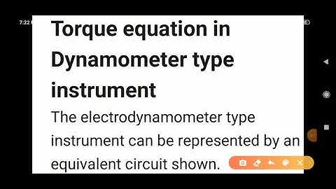 Elect. Meas. Lec 23: Electrodynamometer/Dynamometer/EMMC instrument (Part 2)