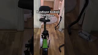Ev için kondisyon bisikleti kurulumu kolay ve etkili ancak kısa insanlar için bi tık zorlayıcı :)