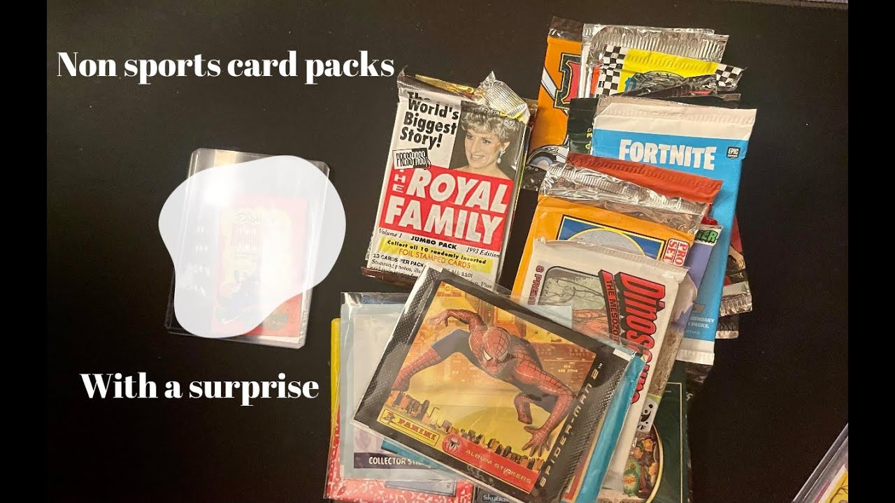 Non sports card packs with a Surprise!!! YouTube