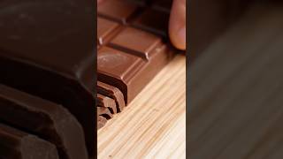 Satisfying Chocolate Cutting ASMR 🍫 Sharp Knife Skills #Shorts