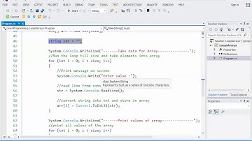 2- C# - Arrays and Loops in C# - Urdu/Hindi