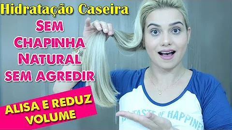 Como reduzir o volume do cabelo loiro?