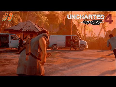 Uncharted 4 A Thief ´s End #3 - Fuga! a caçada começa...