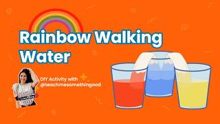Rainbow Walking Water DIY Activity