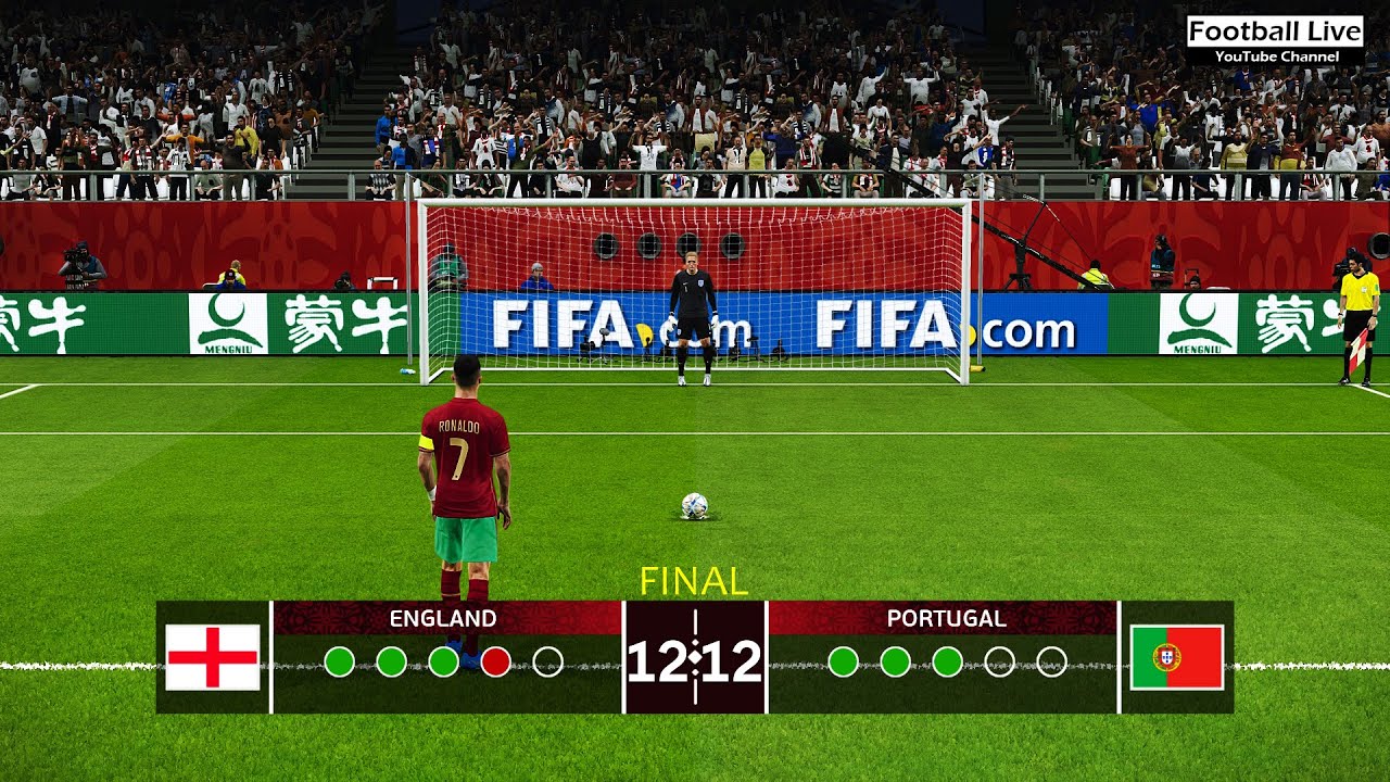 PES 2021 | England vs Portugal - Penalty Shootout - Final FIFA World Cup Qatar 2022 | eFootball PC
