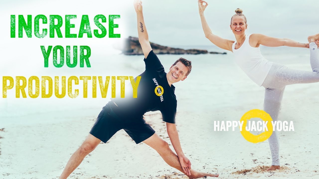 10 min Yoga for Productivity and Better Focus | Happy Jack Yoga