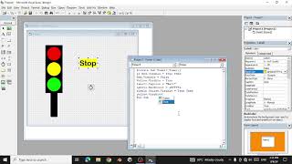 How to make a traffic signal in visual basic 6.0