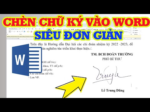 Cách chèn chữ