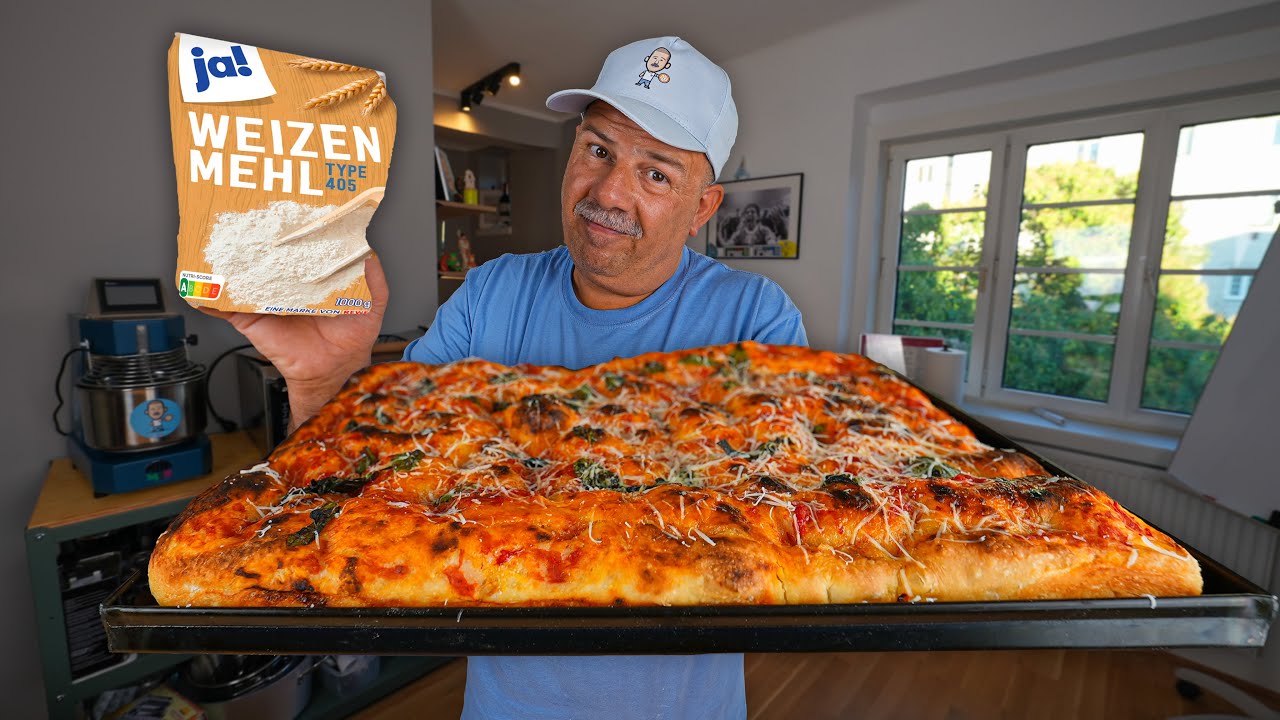 SO machst DU eine perfekte Focaccia mit dem 0,59€ Mehl!