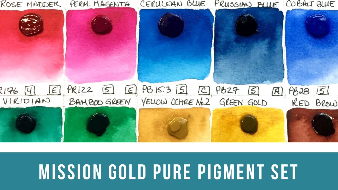 Mission Gold Watercolor Chart