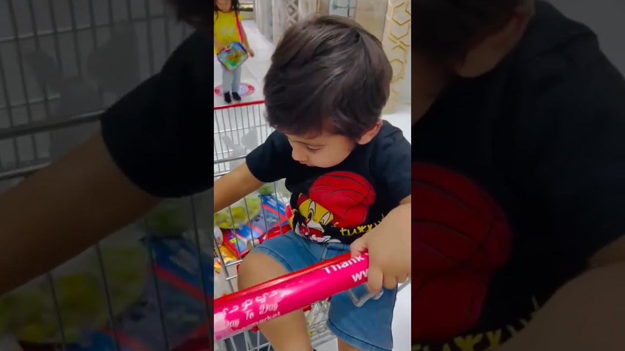 Mussa sleeping in trolley :D 