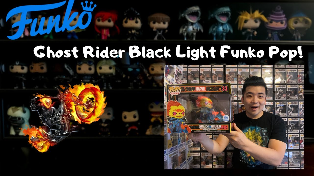 Black Light Ghost Rider Funko Pop Unboxing!