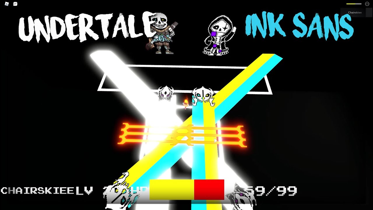 Roblox Undertale Ink Sans Fight