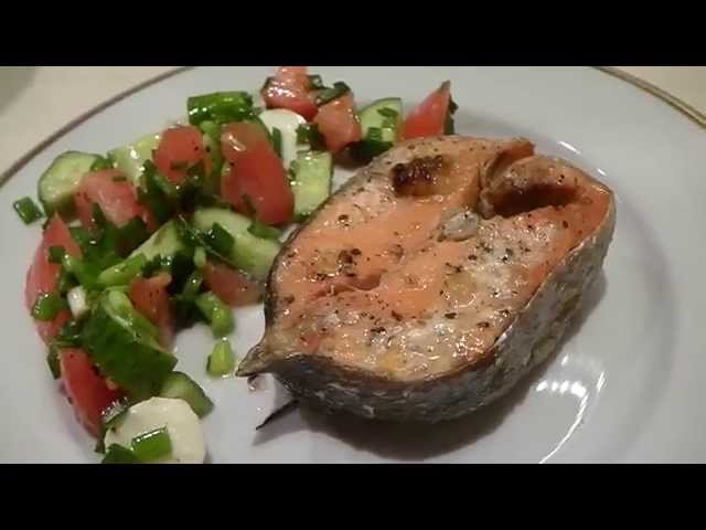Стейки рыбы в духовке быстро и вкусно