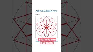 cara buat ornamen geometris