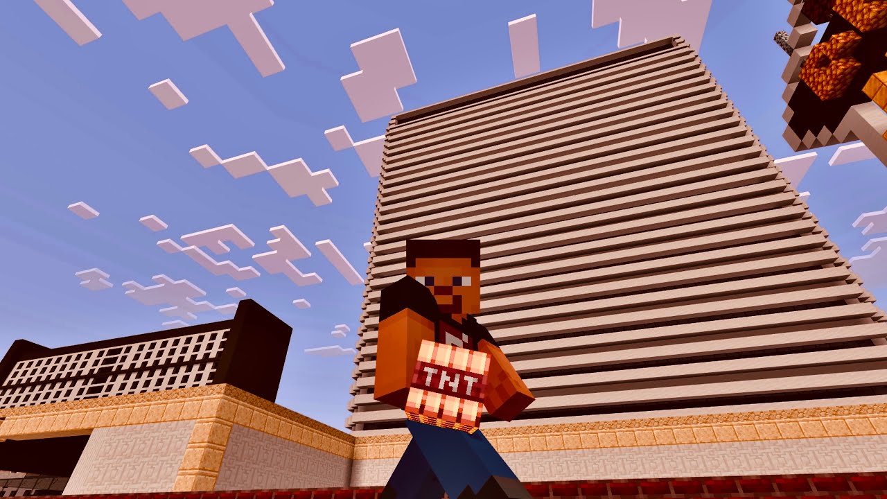 Minecraft creative world stream cause i want to blow up a building with ...