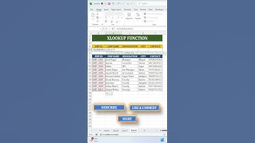 Searching Data Using The XLOOKUP Function #excel  #shorts #viralvideo #excelfunctions #exceltips