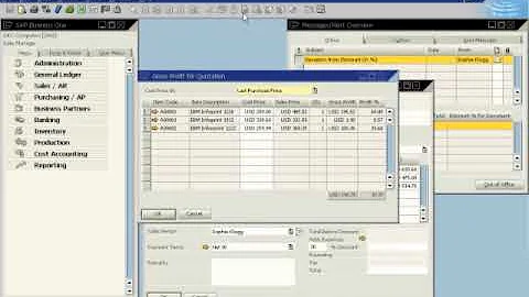 SAP Business One - Management by Exception