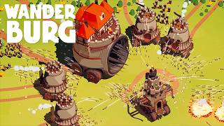 【Wanderburg】発売が楽しみすぎる動く城を強化して敵城の大群を倒すローグライクアクションゲーム【Steam】 screenshot 3
