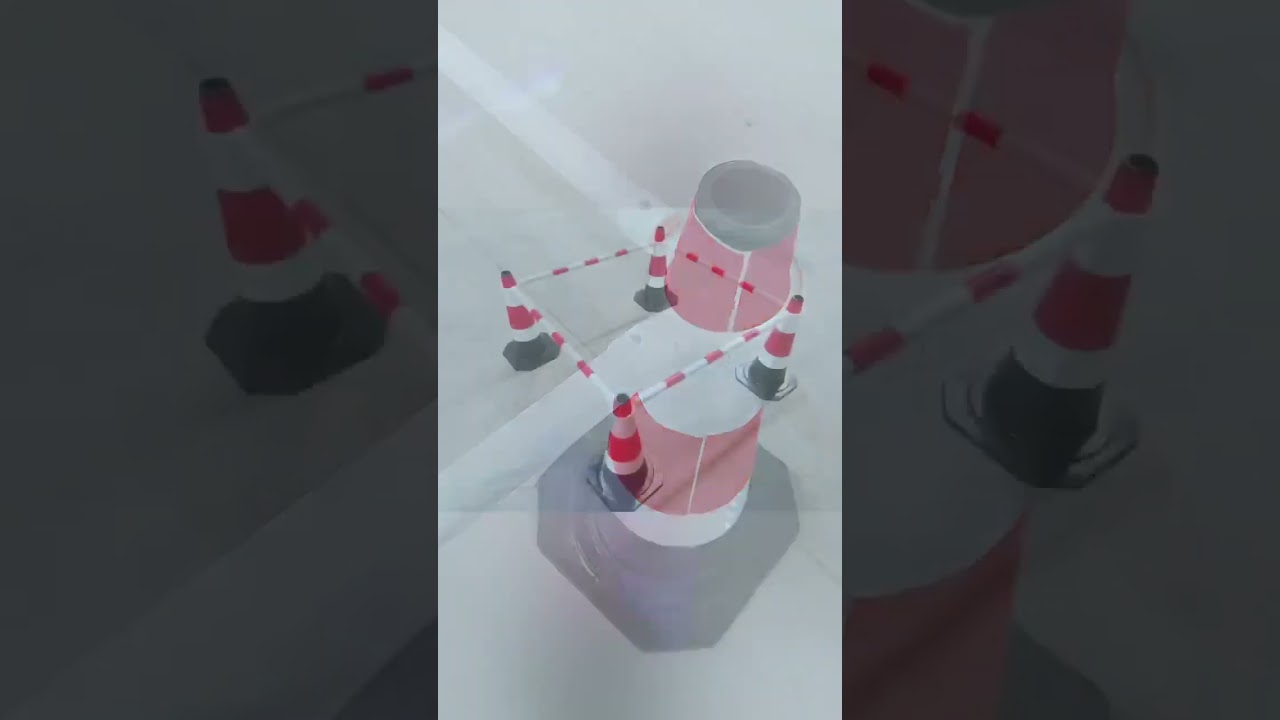 Plastic Extendable Road Barrier Pole for Traffic Cone, Traffic Cone Bar, Fence