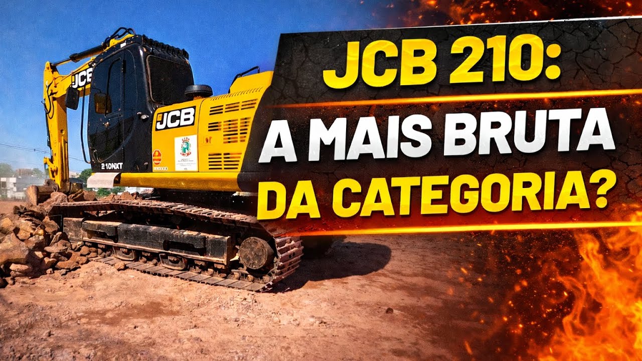 JCB 210 NTX: Review Completo da Escavadeira Que Está Dominando as Obras!
