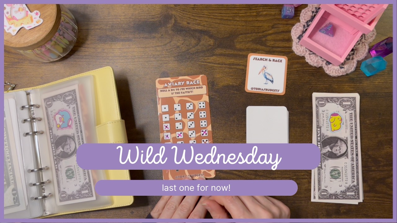Wild Wednesday | Last One! | becka can budget