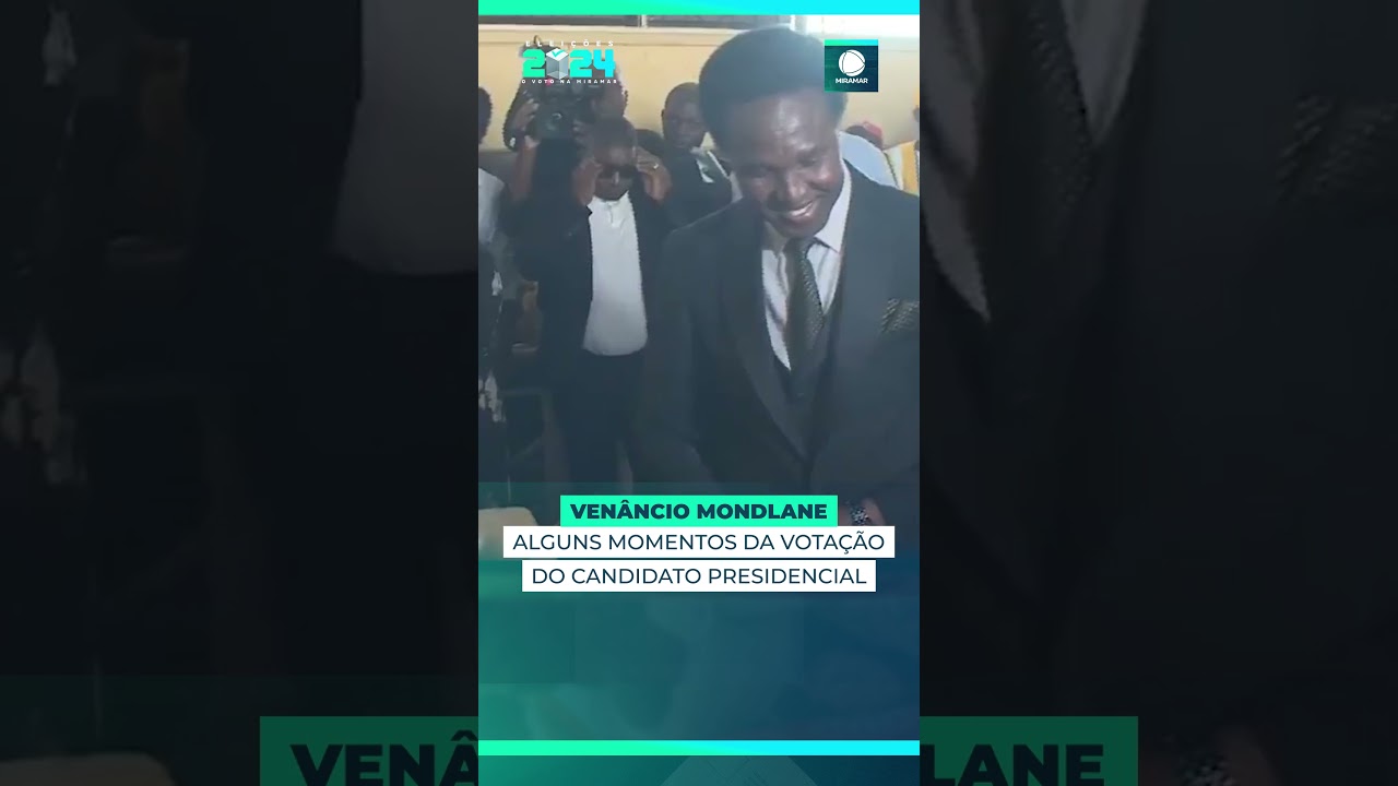 MOMENTO DE VOTAÇÃO DE VENÂNCIO MONDLANE