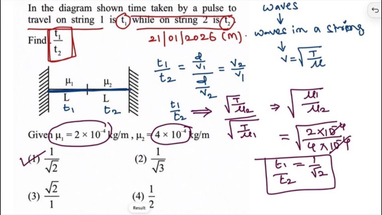 JEE (Main)-2026 : Phase-1 (21-01-2026)-Morning, 