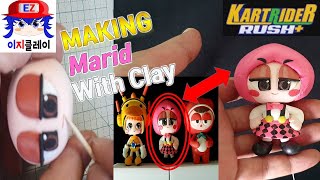 카트라이더 러쉬 플러스 마리드 클레이로 만들기. KARTRIDER RUSH PLUS - Making Character Marid with clay.