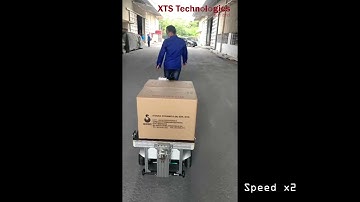"Follow Me" AGV on-site testing