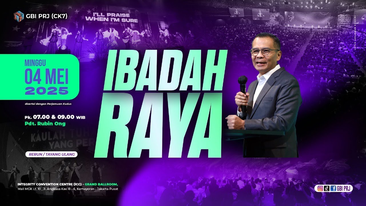 BENIH DI DALAM DIRI ADALAH POTENSI ILAHI - Pdt. Rubin Ong - Onsite I 04 Mei ‘25