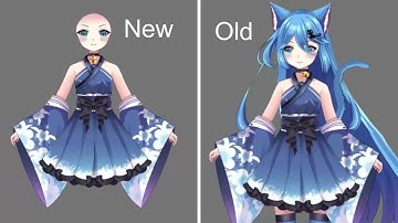 New rigging vs old rigging! Nyaa!
