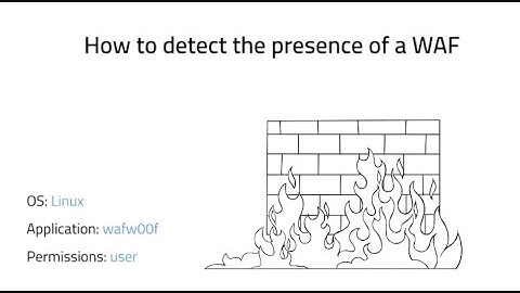 How to detect a WAF