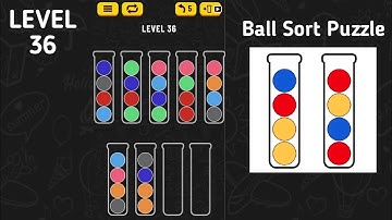 Ball Sort Puzzle Level 36