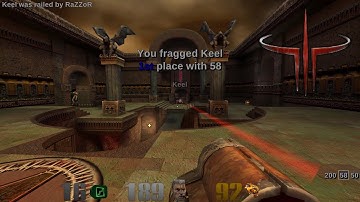 Quake 3 Arena [Spearmint port, Upscale] - Q3DM7: Temple of Retribution (Skirmish) | 4K/60
