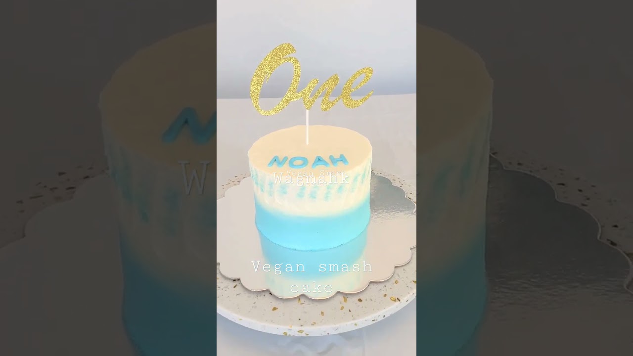 vegan smash cake for one year old. 