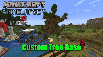 Minecraft | Custom Fantasy Tree Design | 1.18.2 (Timelapse)