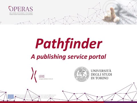 OPERAS - Publishing Service Portal (Pathfinder)