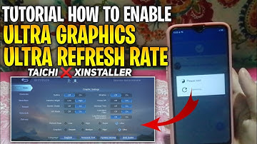 Tutorial - How To Enable Ultra Graphics And Ultra Refresh Rate In Mobile Legends #mlbb120fps