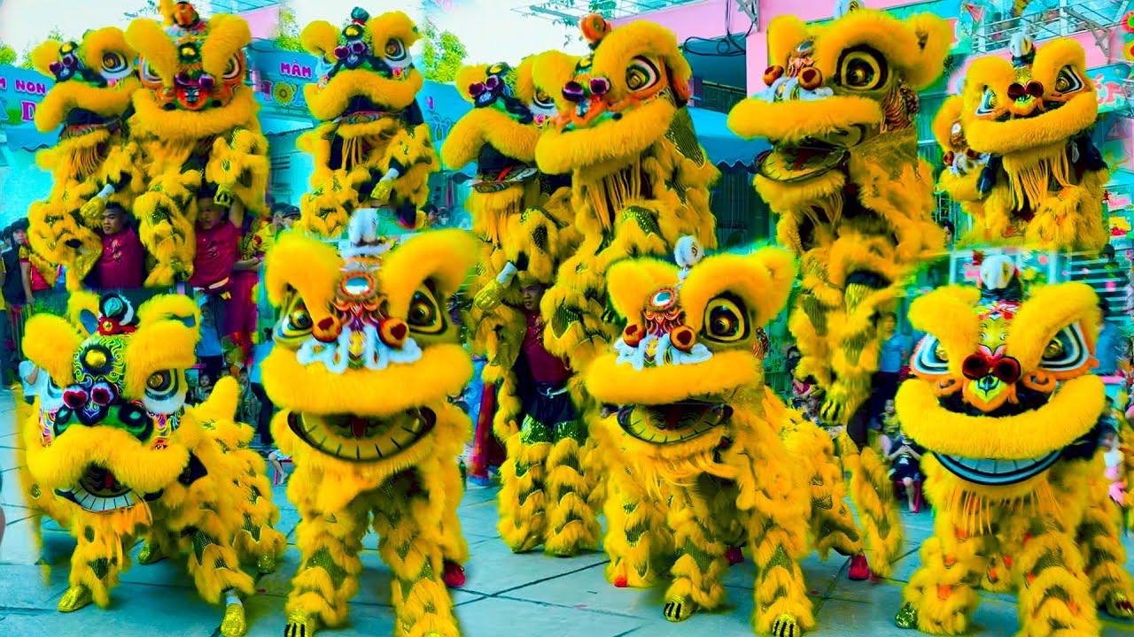 Múa Lân Hay Nhất Tết Trung Thu 2025 đoàn LSR Long Vân Bình Định biểu diễn Múa Lân Sư Rồng