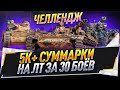 5к+ суммарки на ЛТ за 30 боёв ● Челлендж